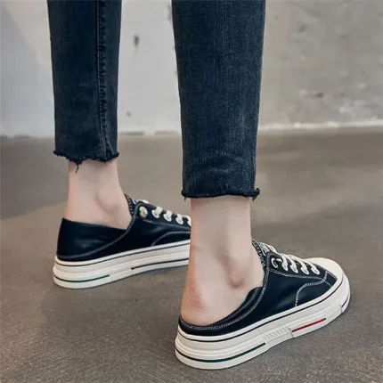 Size:4.5-9 Women Fashion Color Blocking Patchwork Sneakers - Image 5