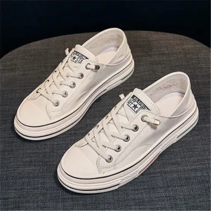 Size:4.5-9 Women Fashion Color Blocking Patchwork Sneakers - Image 7