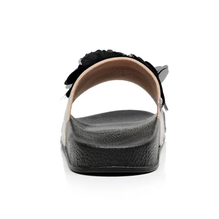 Size:5-9Women Fashion Sequins Flowers Flats Slippers Shoes - Image 5